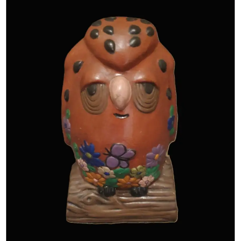 So Retro, So Groovy! So Mod! 1960's Funky Owl Bank, Mid Century Modern Decor.