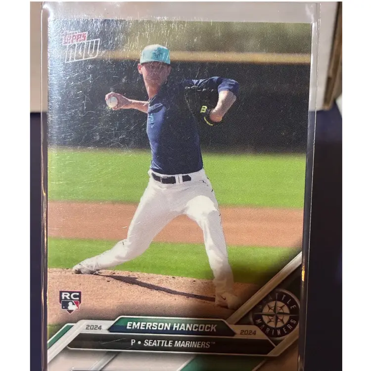 Emerson Hancock Topps Now Rookie
Seattle Mariners