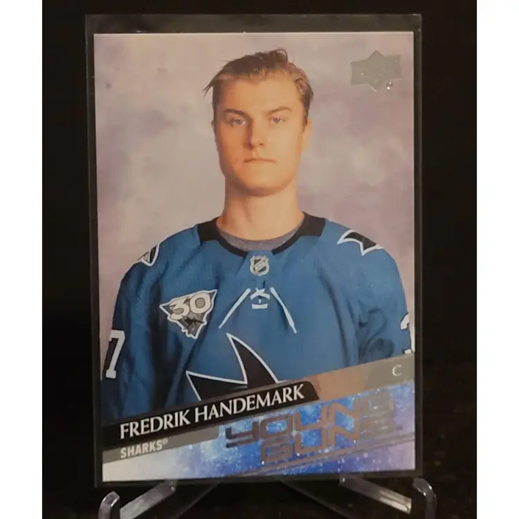 2020-21 Upper Deck Young Rookie #711 - Fredrik Handemark - Sharks RC!