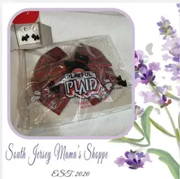 Vintage Avon 1989 Playful Plaid Child’s Set Of Two Scottie Dog Pierced Earrings And One Bow Set