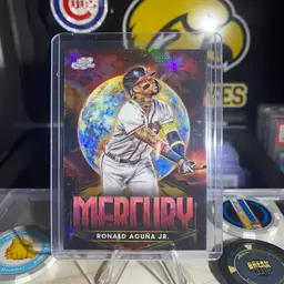 2025 Topps Cosmic Chrome Ronald Acuna Jr. Planetary Pursuit Mercury Atlanta Braves