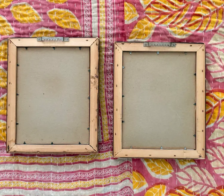 Convex bubble glass courting couple