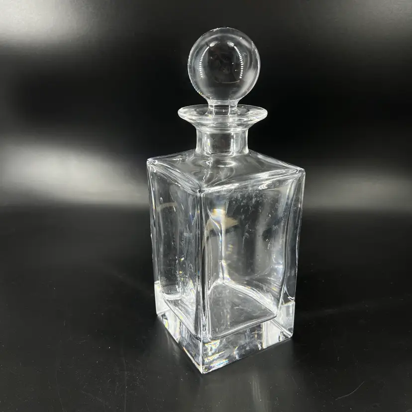 Tiffany & Co. Crystal Clear Barware Decanter Signed