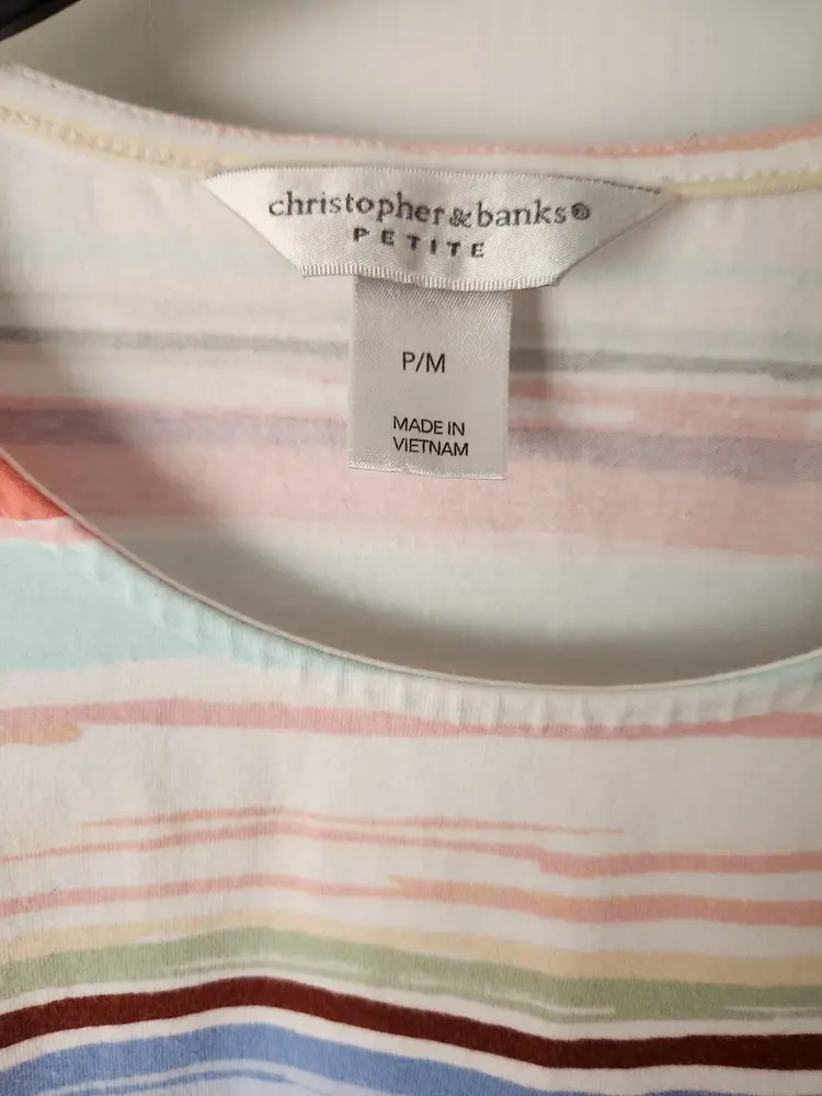 Christopher & Banks Women's Shirt Size PM
