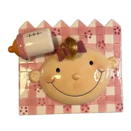 Napco Music Box Nursery Organizer 6” Wide, 5 3/8” Tall, 4” Deep