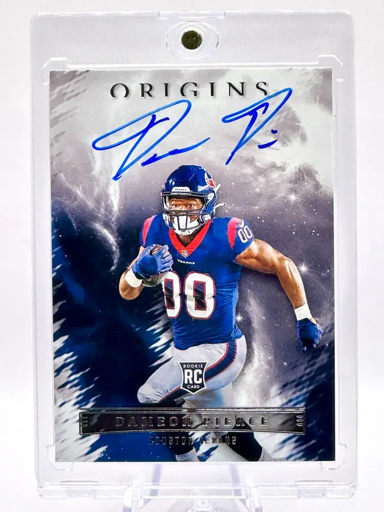 Dameon Pierce 2022 Origins Rookie On Card AUTO Autograph Houston Texans