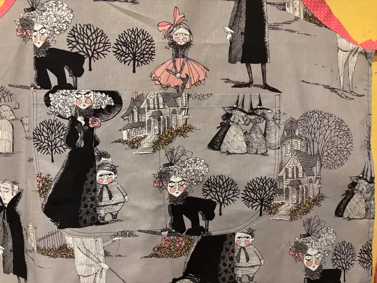 Handmade Apron – The Gastleys by Alexander Henry | Gothic Whimsy Kitchen Wear