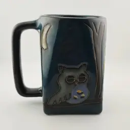 Mara Owls with Moon Pottery Mug