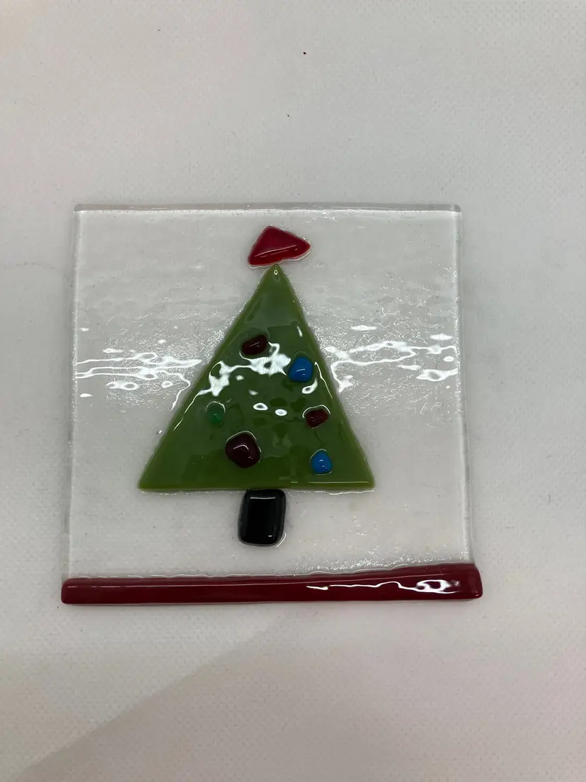 Small fused art Christmas Tree