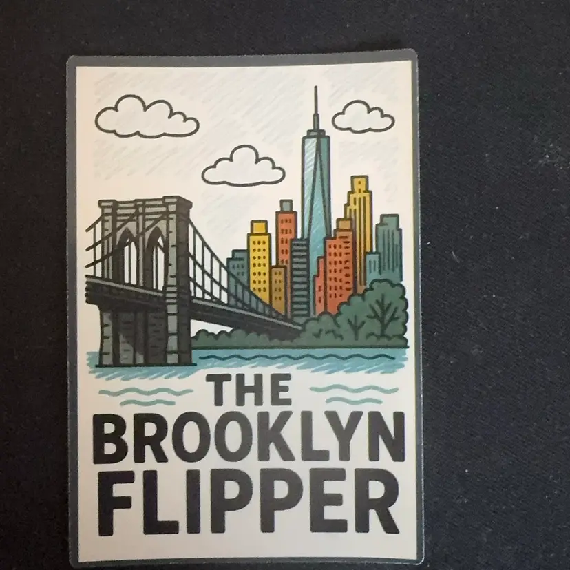 The Brooklyn Flipper Sticker (WTC)