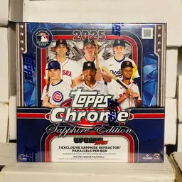 2025 Topps Chrome Update Series Sapphire Edition Box