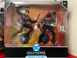 Mcfarlane Toys DC Multiverse Red Hood and Nightwing 7”Action Figure Multipack