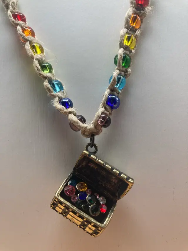 Treasure Chest Hemp Necklace