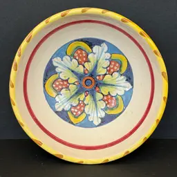 Meridiana Ceramiche Cereal Decorative Bowl Hand Painted Italy