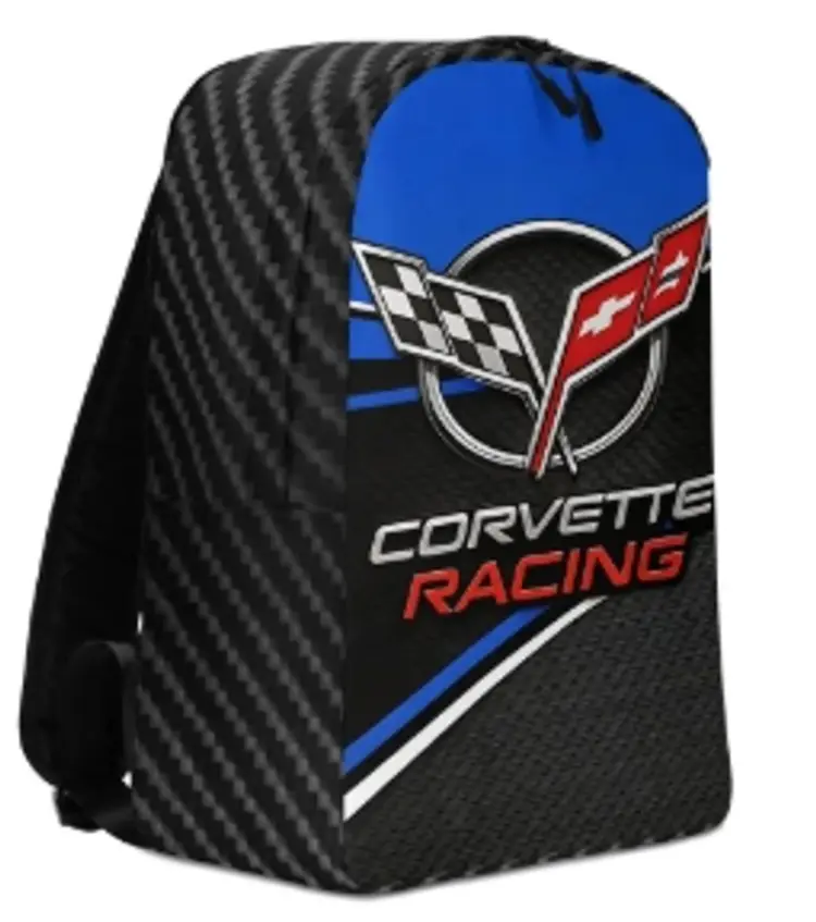 Cobalt Blue Corvette Racing Backpack – Premium Performance Travel & Gear Bag
