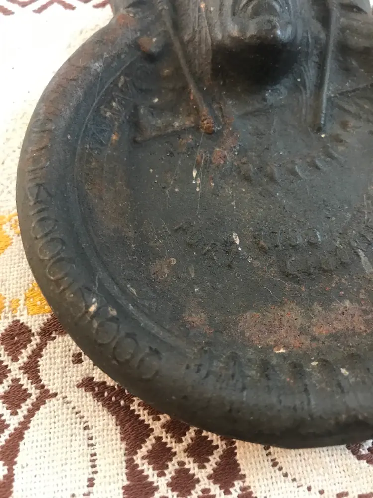 Fort Ligonier cast metal spoon rest/souvenir