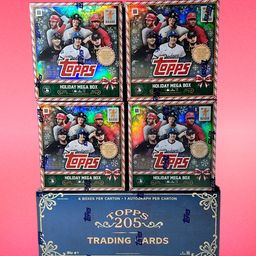 2025 Topps T205 & Holiday Mega Baseball 5 Box Mixer Live Team Rip #2 MBB1652 (stacked shipping)