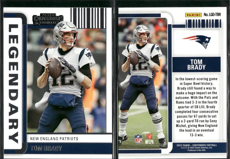 🏈 13-CARD NFL QB LEGEND LOT — BRADY • BREES • MANNING • MAHOMES — RAW 🏈C3101.