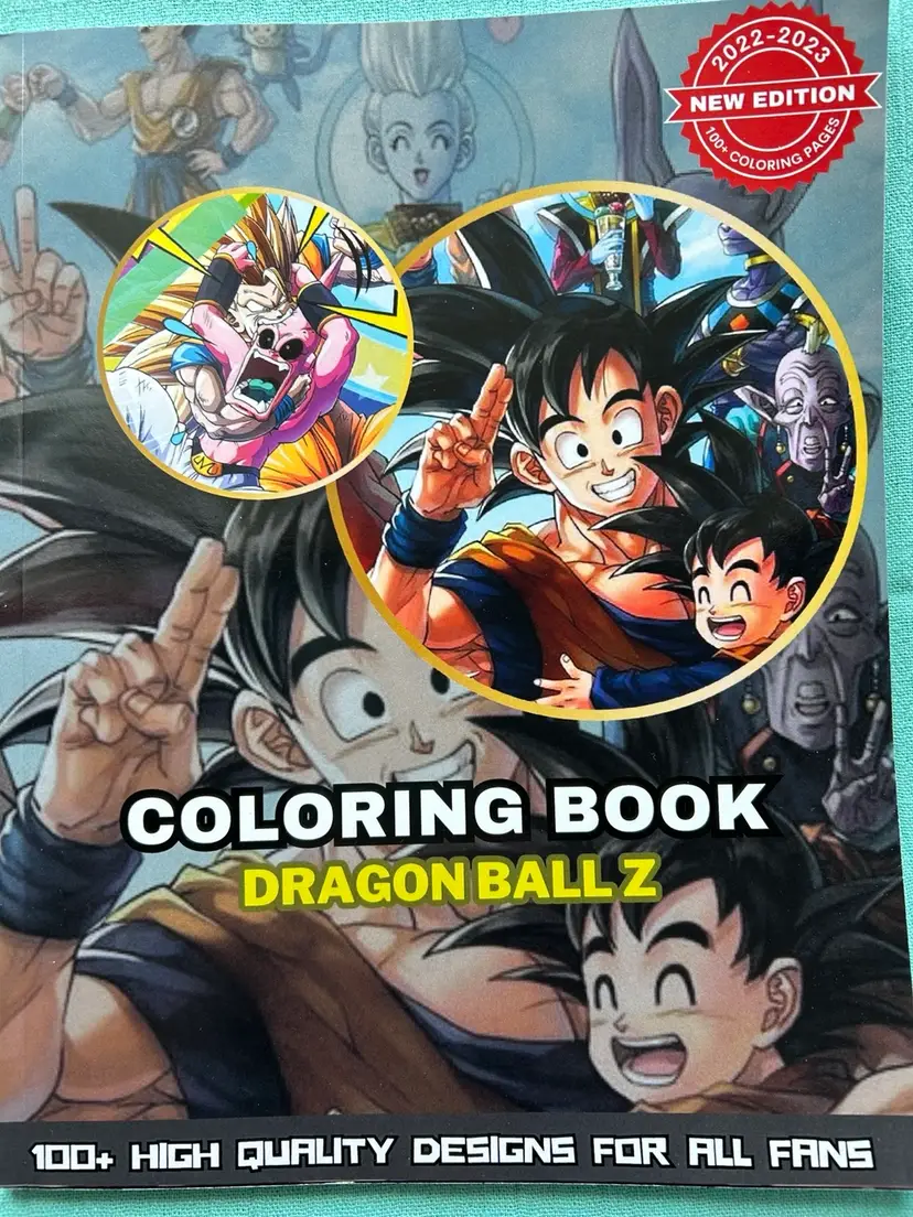 2022-23 New Edition Dragon Ball Z Coloring Book