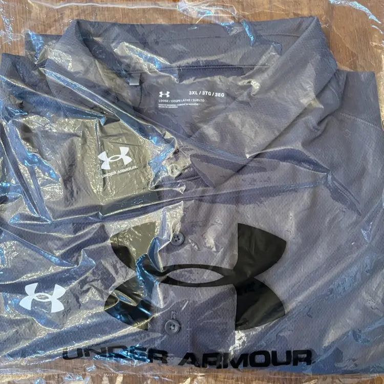 Under Armour Polo - Navy Blue Size 3X