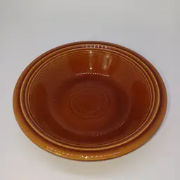 Vintage Fiestaware Sheffield Amberstone 5 1/2” Fruit Bowl Fiesta HLC USA 1960’s@