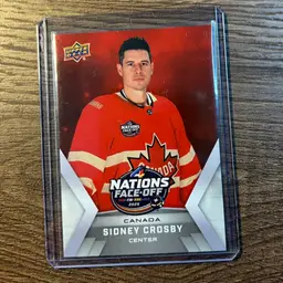 Sydney Crosby Team Canada Four Nations Pittsburgh Penguins