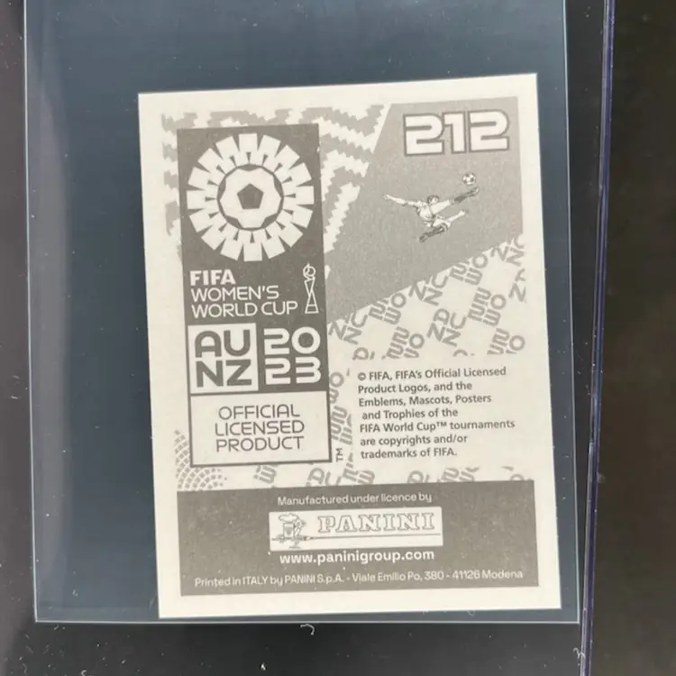 Alex Greenwood 2023 Panini Women’s World Cup Sticker England Soccer Card