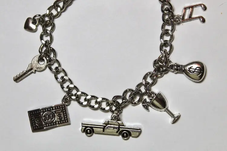 GETAWAY CAR Silver Charm Bracelet