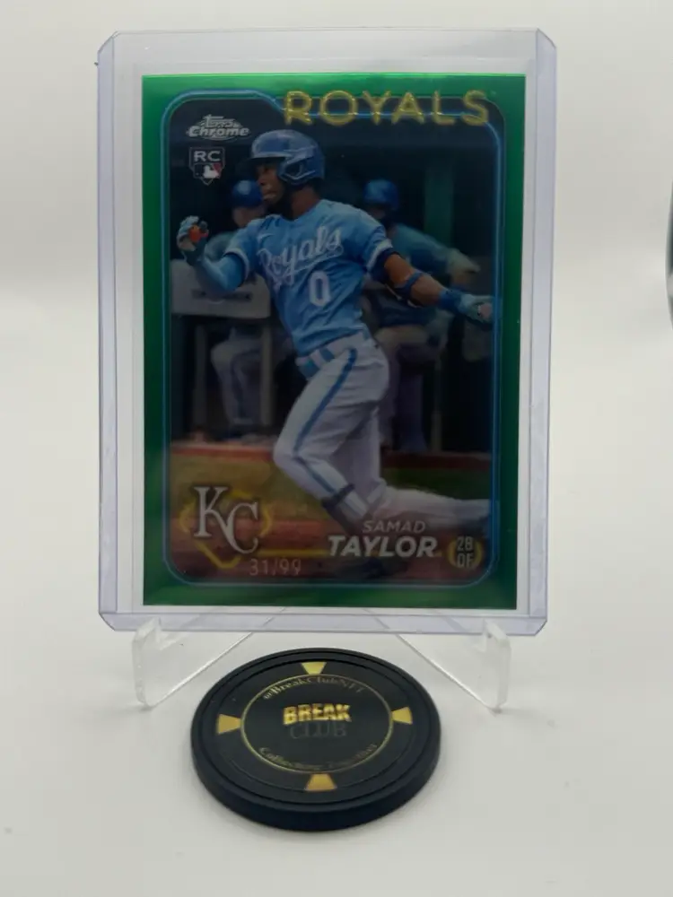 Samad Taylor 31/99 Green 2024 Topps Chrome - Kansas City Royals