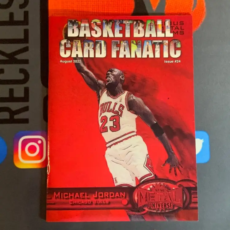 Basketball Card Fanatics Magazine August 2022 Issue #24 Michael Jordan Chicago Bulls