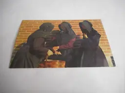 Vintage 1960s Postcard Amish Ladies Lancaster Pennsylvania Dutch Amish country3.5 x 5.5