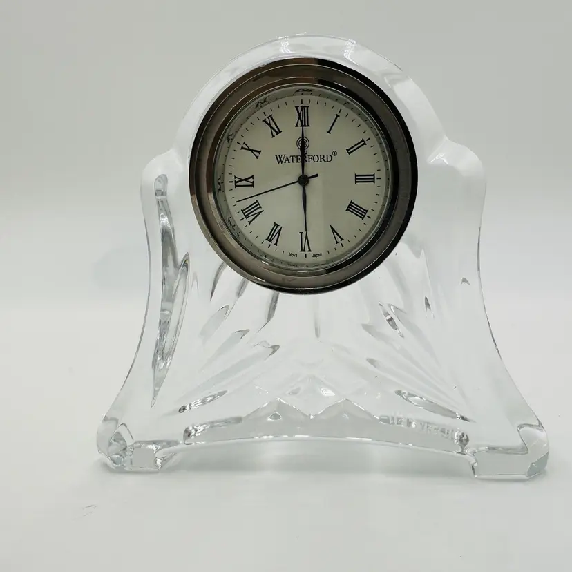 Waterford Crystal Mantel Piece Clock Heritage Small Abbey Office Decor Ireland