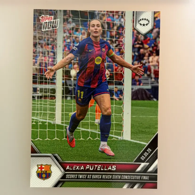 Alexia Putellas - PR:906 2025-26 Topps Now UWCL #29 Barcelona