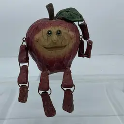 Vintage Anthropomorphic Apple Shelf Sitter Resin