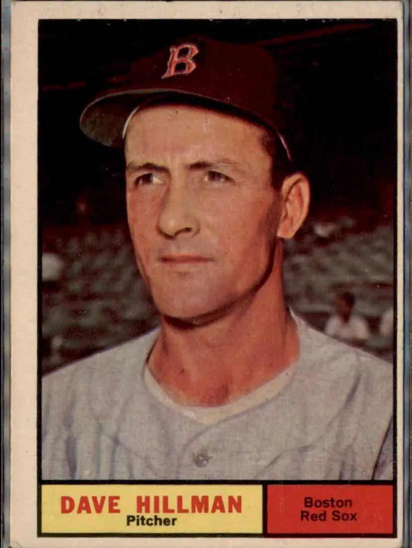 1961 Topps #326 Dave Hillman - ( ) - Boston Red Sox