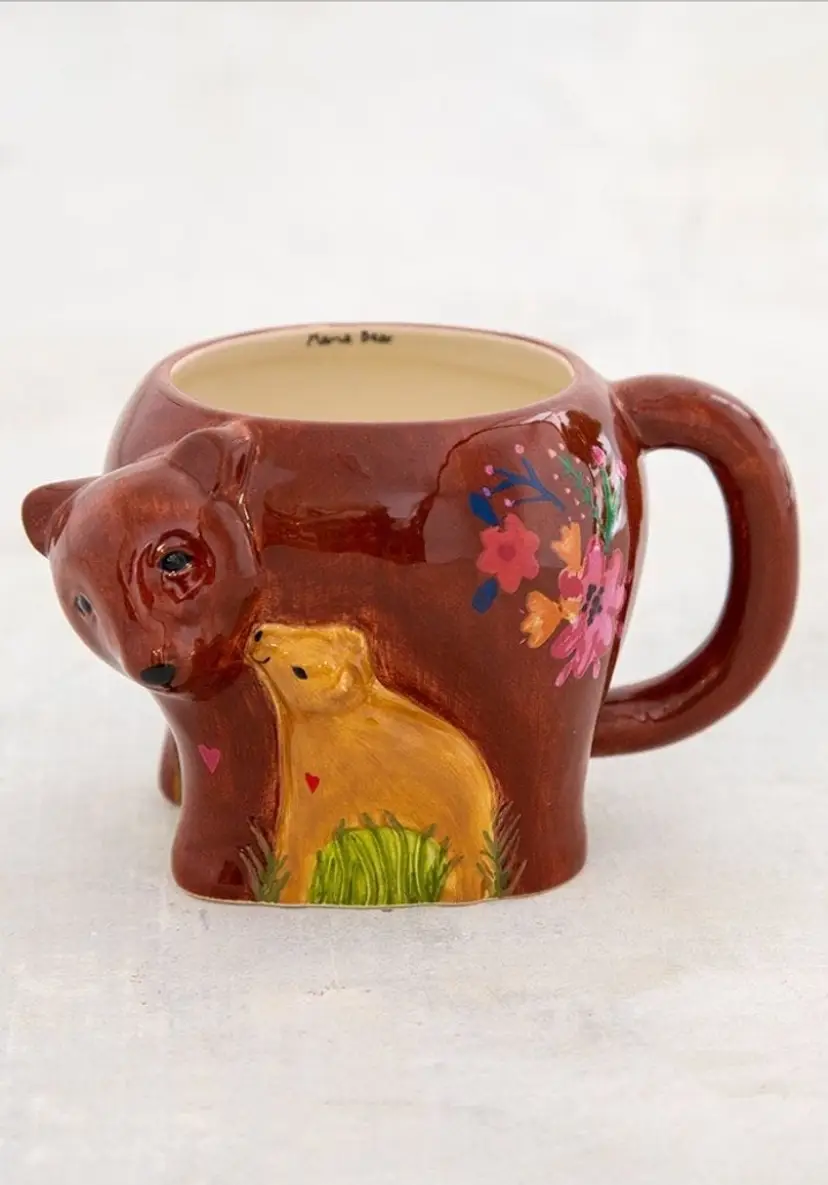 Natural Life® Critter Folk Mug Mamma Bear Nwt