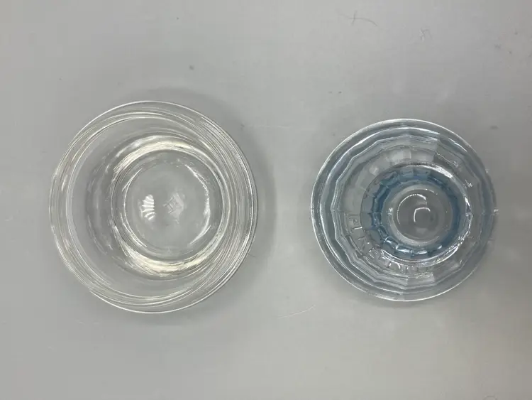 Vintage Fire King Coffee Pot Sapphire Blue Knob Matched with a Small Vintage Bowl