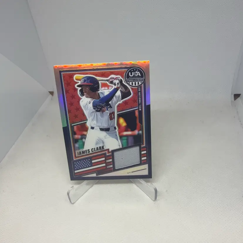 2026 Panini USA Stars And Stripes James Clark Patch Holo No USA-JC
