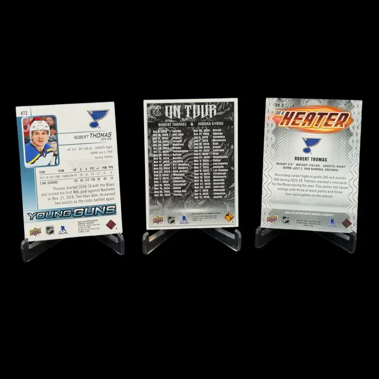 Robert Thomas 2024-25 Series 2 Young Guns - On a Heater - On Tour - St Louis Blues Lot