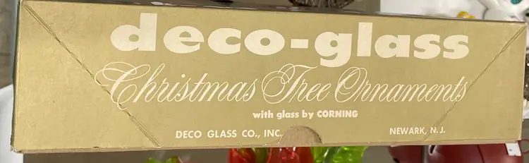 Vintage Deco-Glass Ornaments