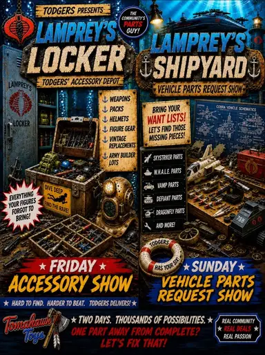 GI Joe Figure Accessories Show