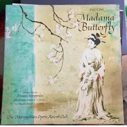Vintage Vinyl - Puccini’s Madame Butterfly - 2 Records