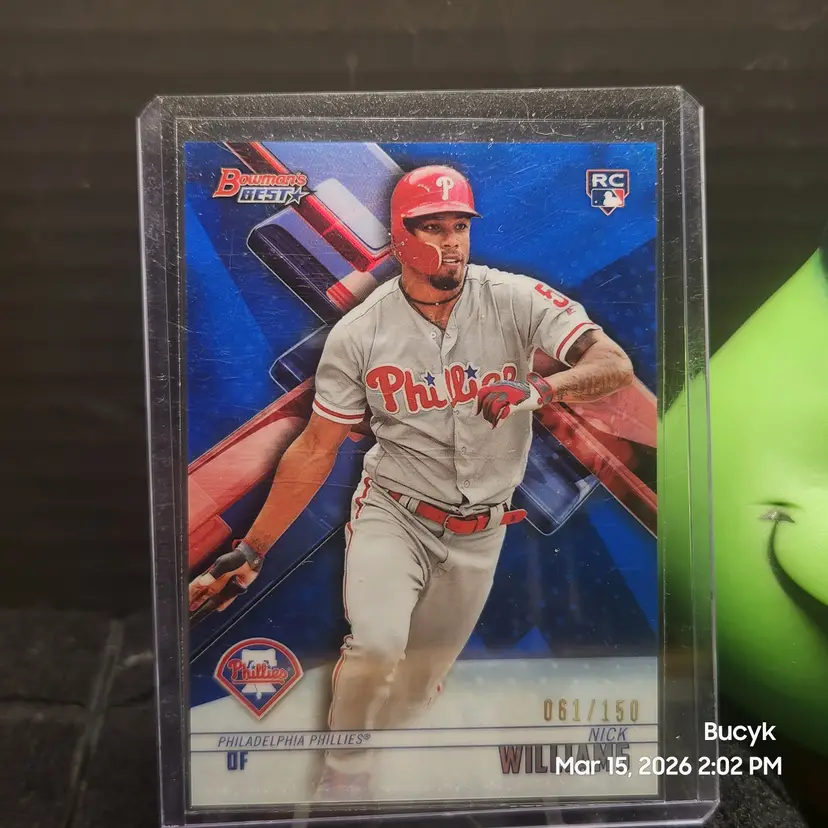 2018 Bowman's Best Blue - Nick Williams Philadelphia Phillies 61/150