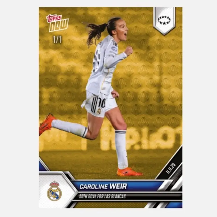 Caroline Weir - 2025-26 UWCL Topps NOW - Card 6 (Live Opening Break)