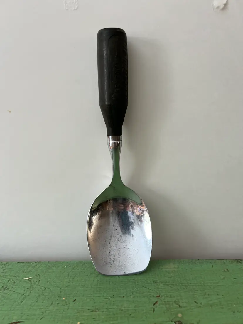 Vintage Benedict Deluxe Indestructo Ice Cream Spade Scoop W/ Black Handle