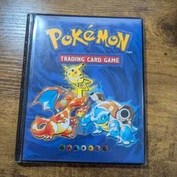 Pokemon Vintage Blue 1999 Wizards of the Coast 4-Pocket Album Binder