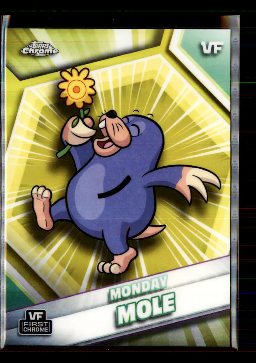 Monday Mole Yellow 2026 Topps Chrome VeeFriends 124 - (143)