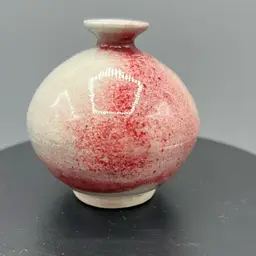 Red Speckled Vase