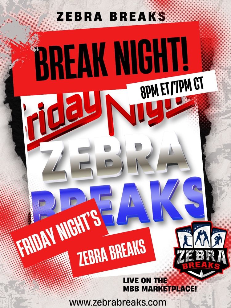 Friday Night’s Zebra Breaks 10/24