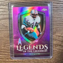 Earl Campbell 2025 Topps Chrome NFL Legends Of The Gridiron /250